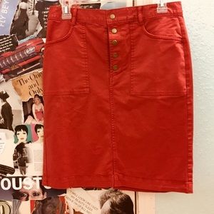 Banana Republic Button Down Skirt